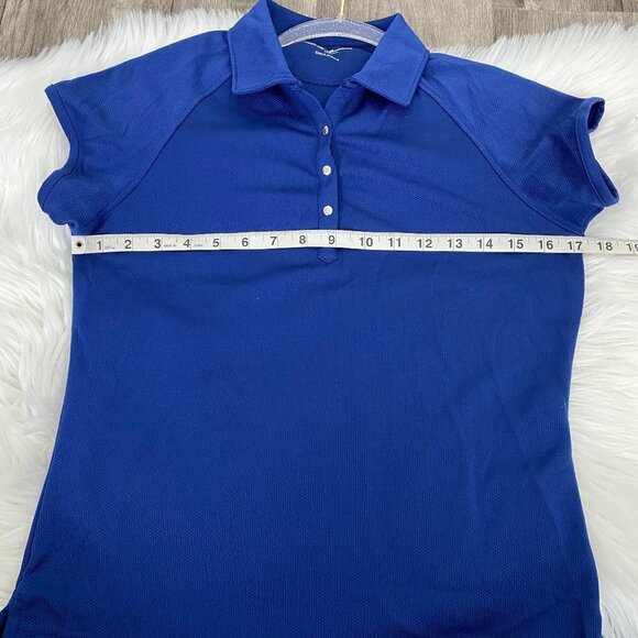 Tommy Armour Blue Dri Logic Golf Polo Shirt - Picture 5 of 6